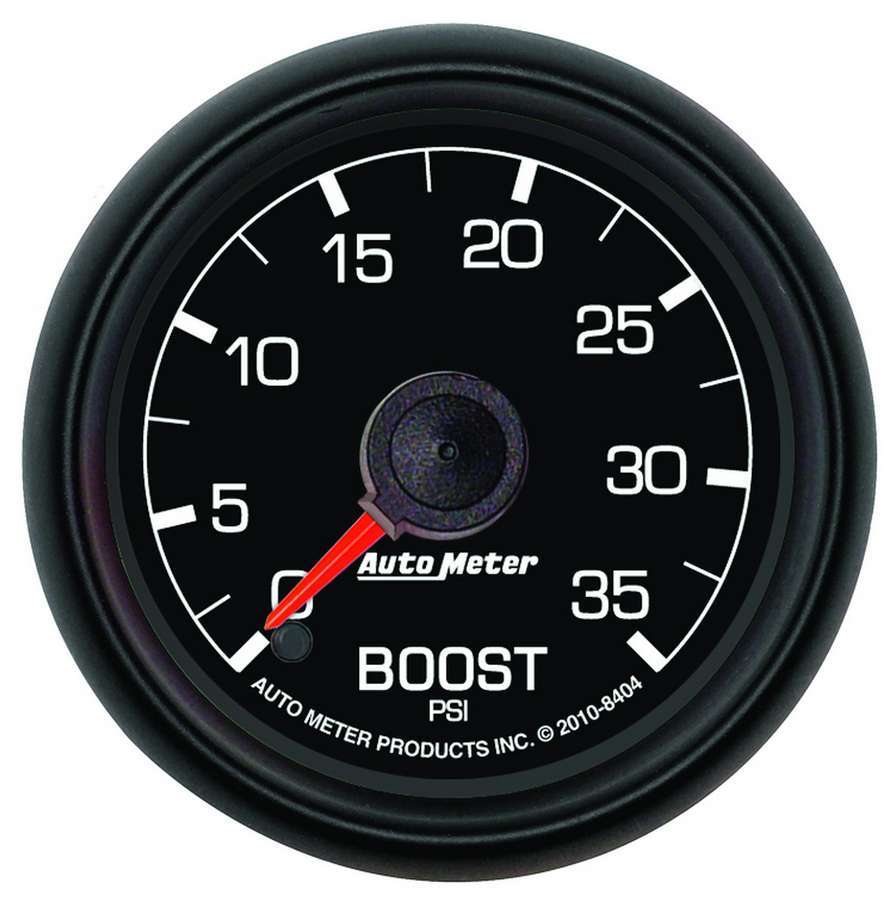 AutoMeter Boost Gauge - Ford Factory Match - 0-35 psi - Mechanical - Analog - 2-1/16 in Diameter - Black Face - Each