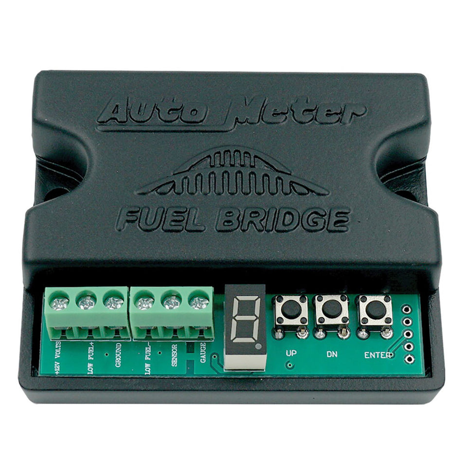 AutoMeter Fuel Gauge Bridge Module - Universal Mount - Plastic - Black - Each