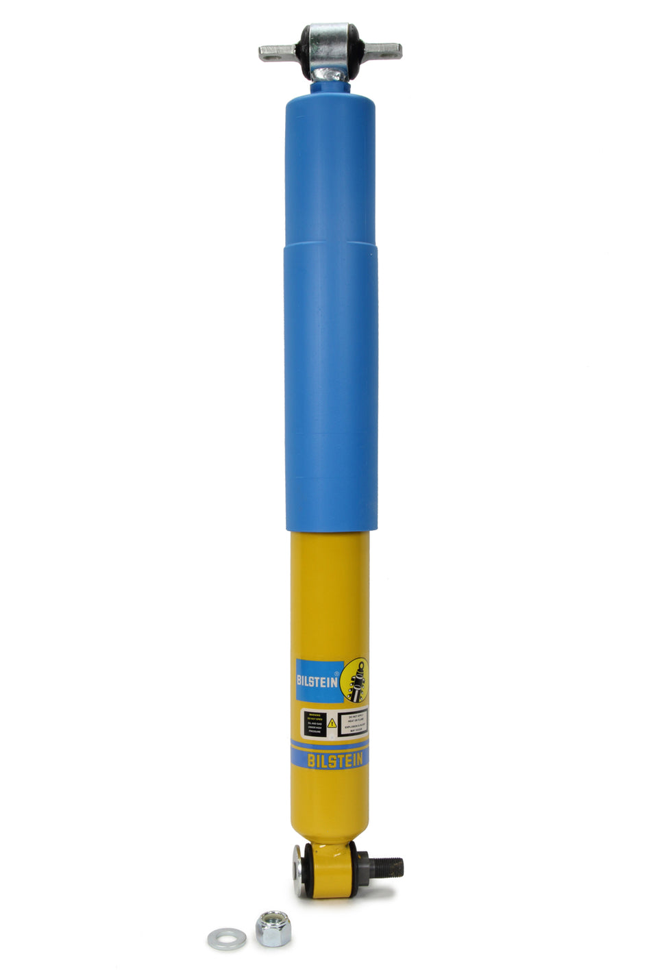 Bilstein Shock - AK Series - Monotube - 13.11 in Compressed / 20.31 in Extended - Digressive - Steel - Yellow Paint - Rear - Street Stock - Each