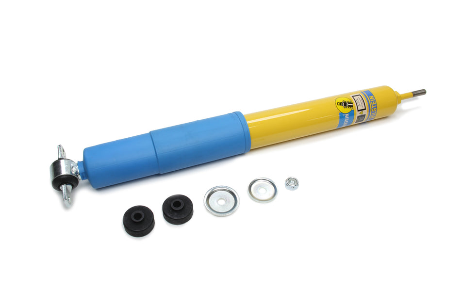 Bilstein Shock - AK Series - Monotube - 12.72 in Compressed / 20.39 in Extended - Linear - Steel - Yellow Paint - Rear - GM F-Body 1970-81 - Each