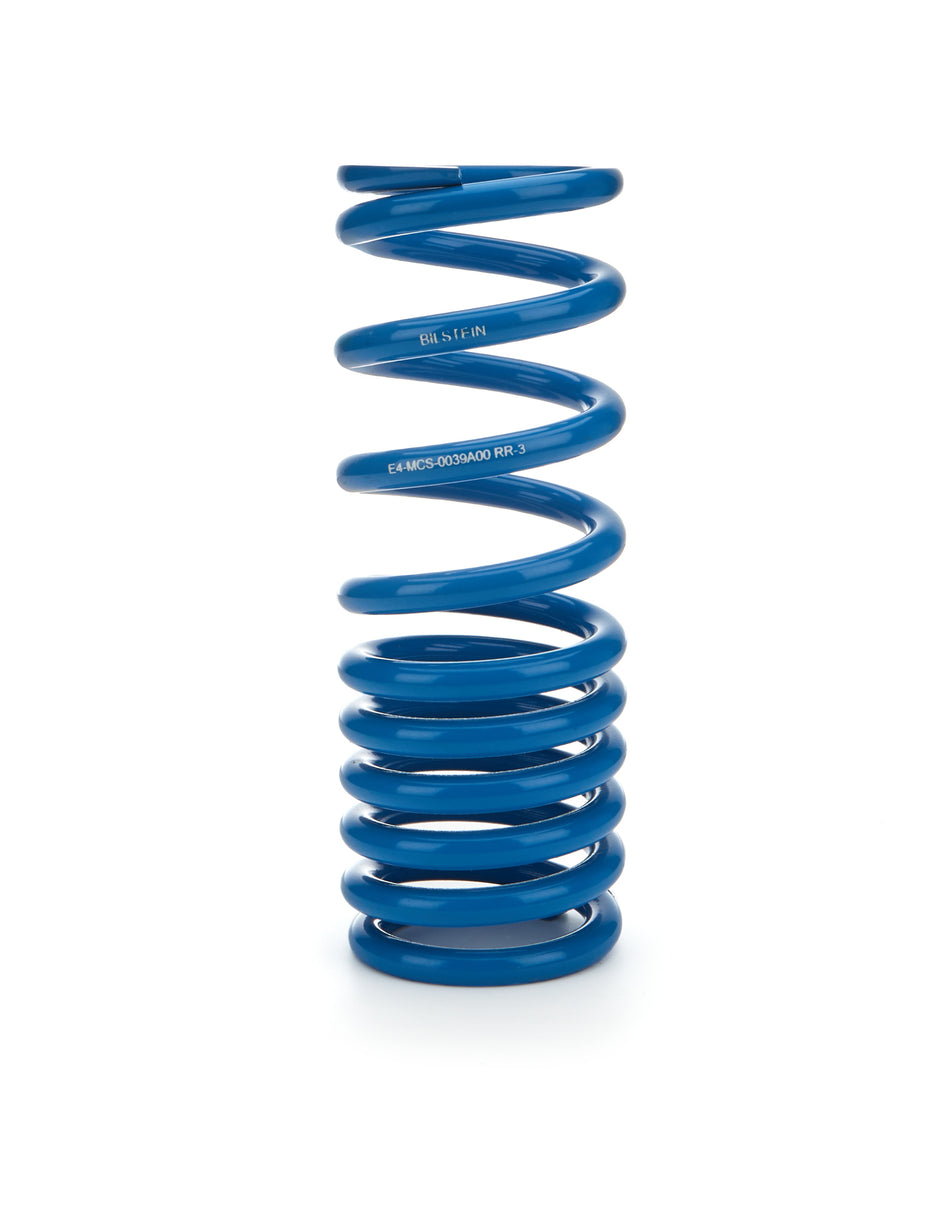 Bilstein Coil Spring - Coil-Over - 2.5 in ID - 10 in Length - Progressive - 3 in Coil Bind - Steel - Blue Powder Coat - Each