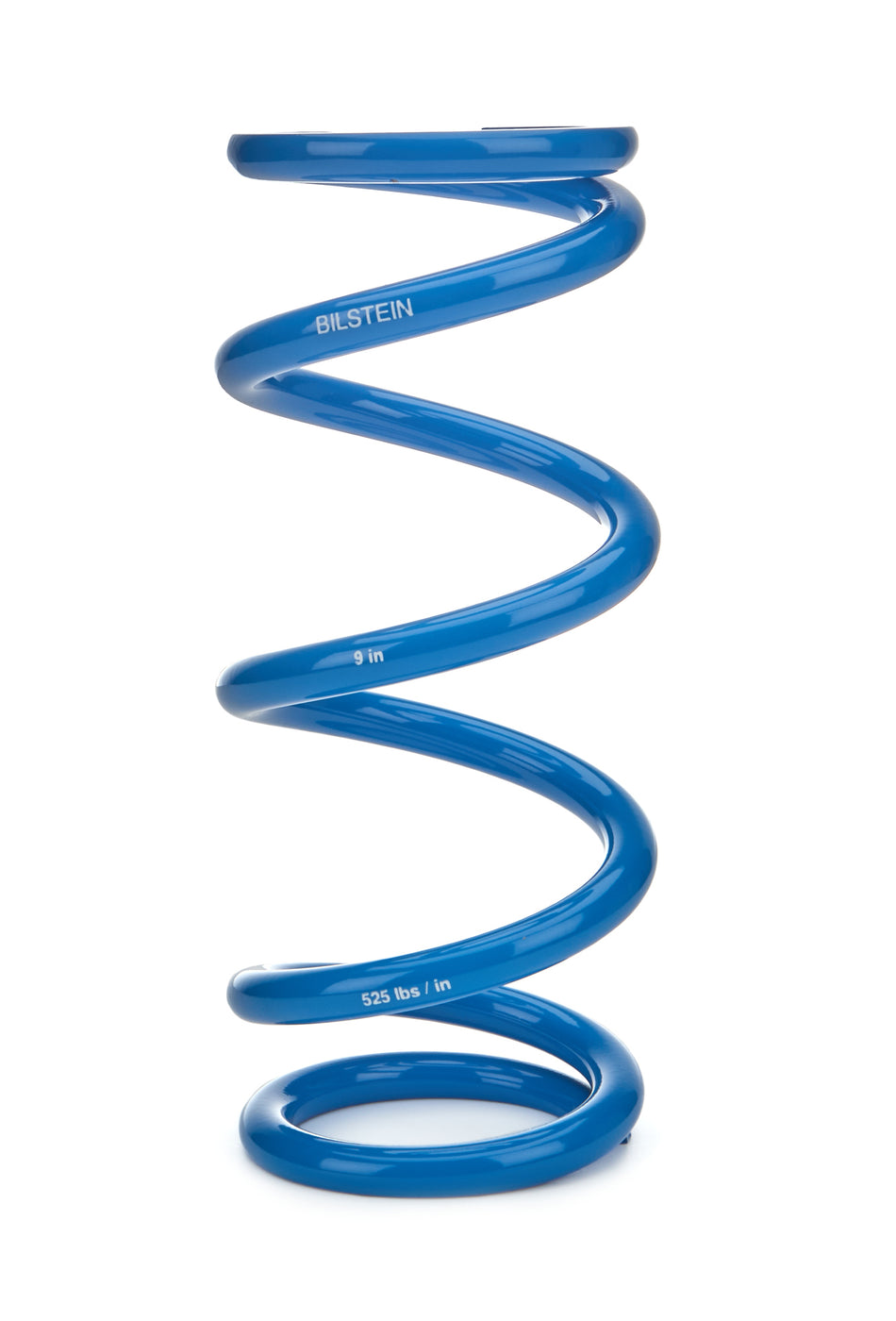 Bilstein Coil Spring - Coil-Over - 2.5 in ID - 9 in Length - 525 lb/in Spring Rate - Steel - Blue Powder Coat - Each