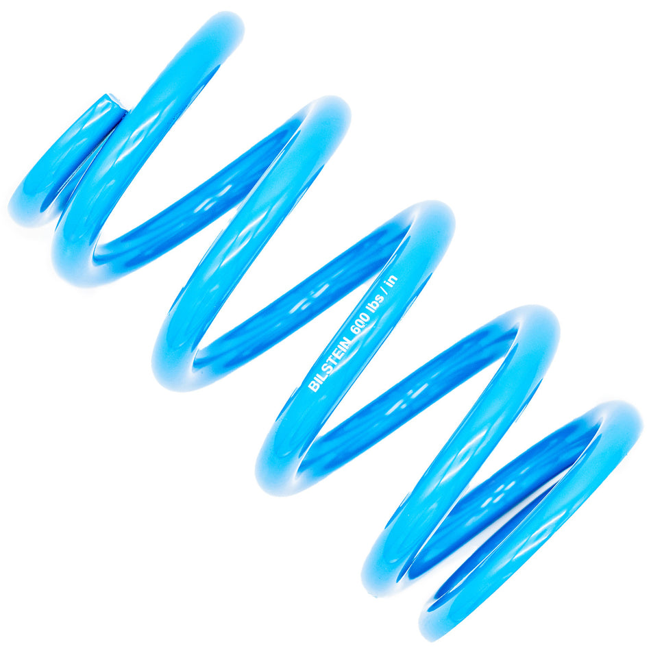 Bilstein Coil Spring - Coil-Over - 2.5 in ID - 7 in Length - 600 lb/in Spring Rate - Steel - Blue Powder Coat - Each