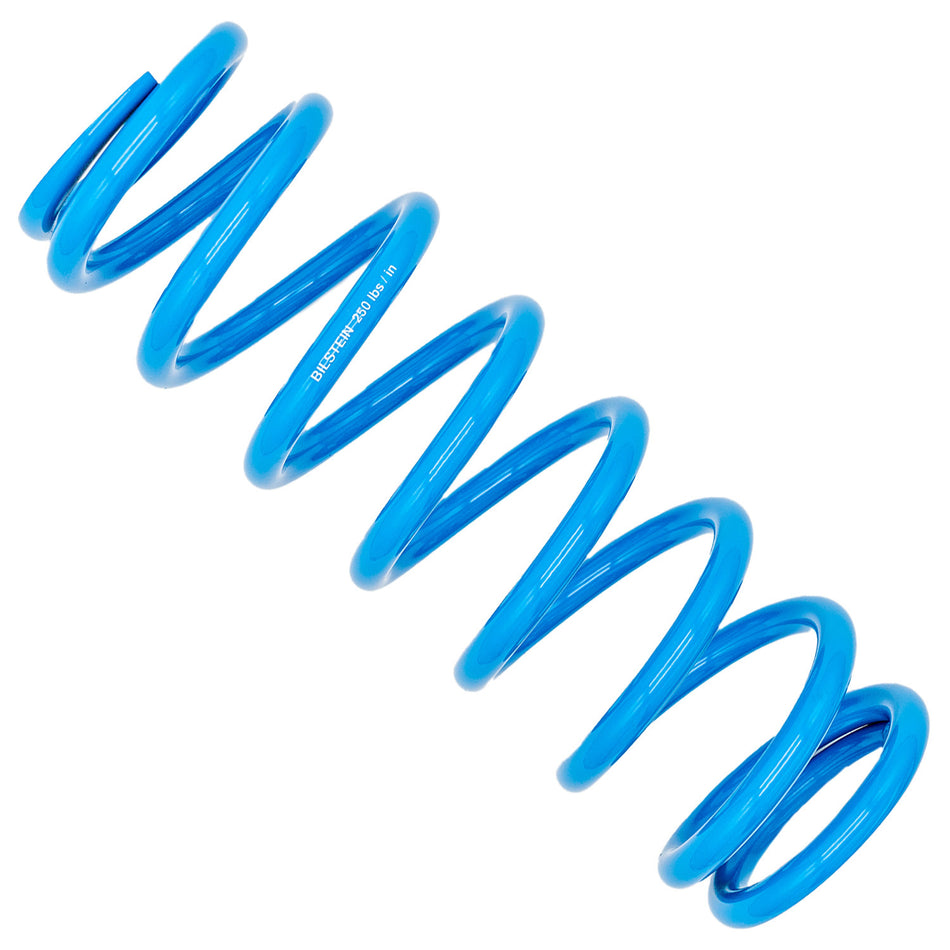 Bilstein Coil Spring - Coil-Over - 2.5 in ID - 12 in Length - 250 lb/in Spring Rate - Steel - Blue Powder Coat - Each