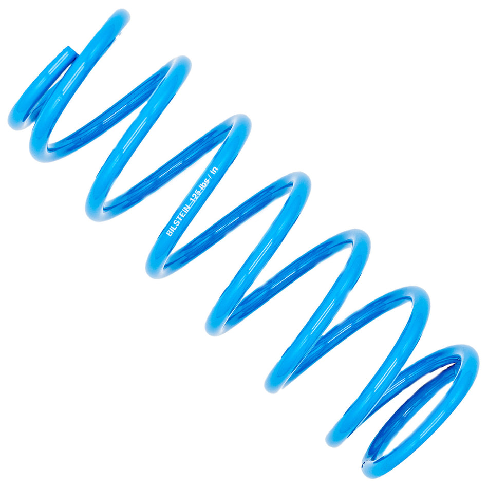 Bilstein Coil Spring - Coil-Over - 2.5 in ID - 10 in Length - 125 lb/in Spring Rate - Steel - Blue Powder Coat - Each