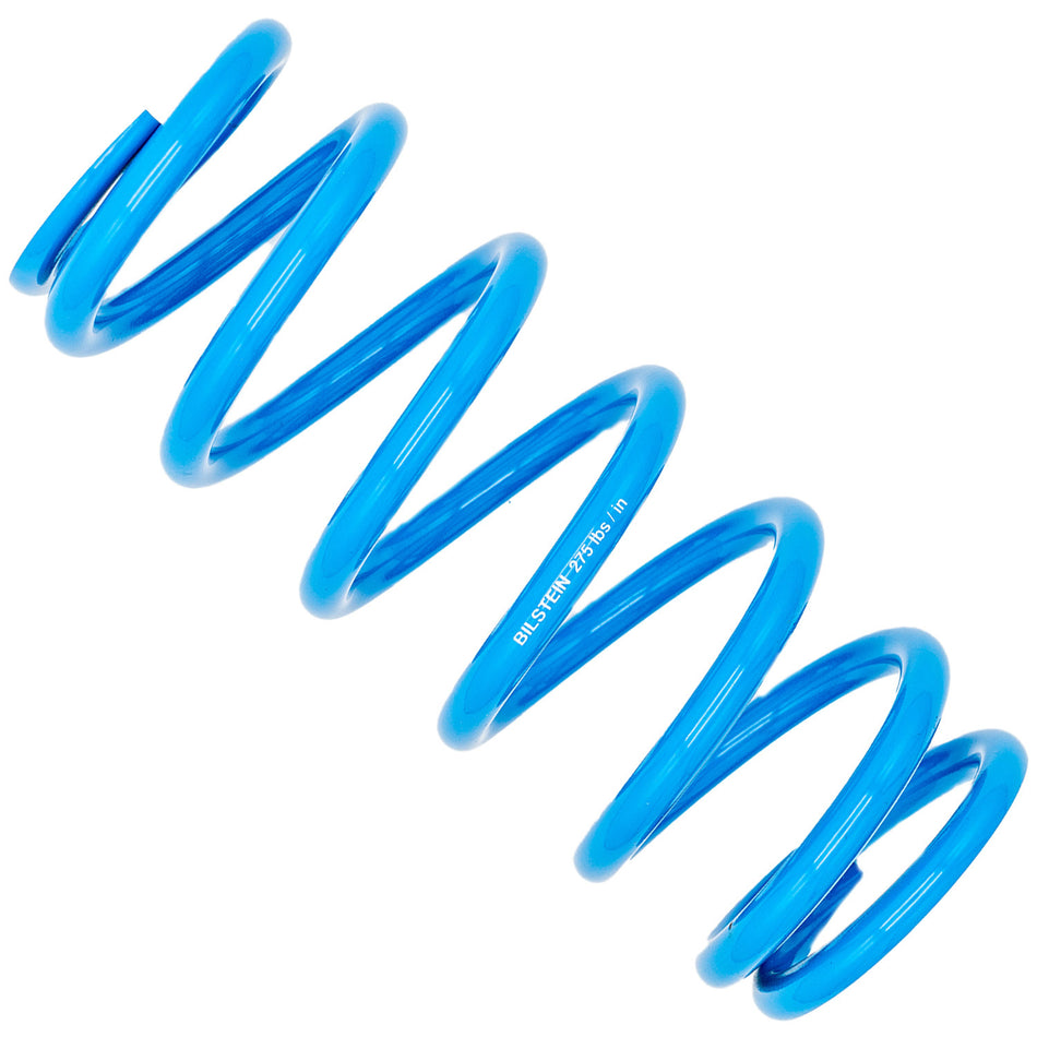 Bilstein Coil Spring - Coil-Over - 2.5 in ID - 10 in Length - 275 lb/in Spring Rate - Steel - Blue Powder Coat - Each