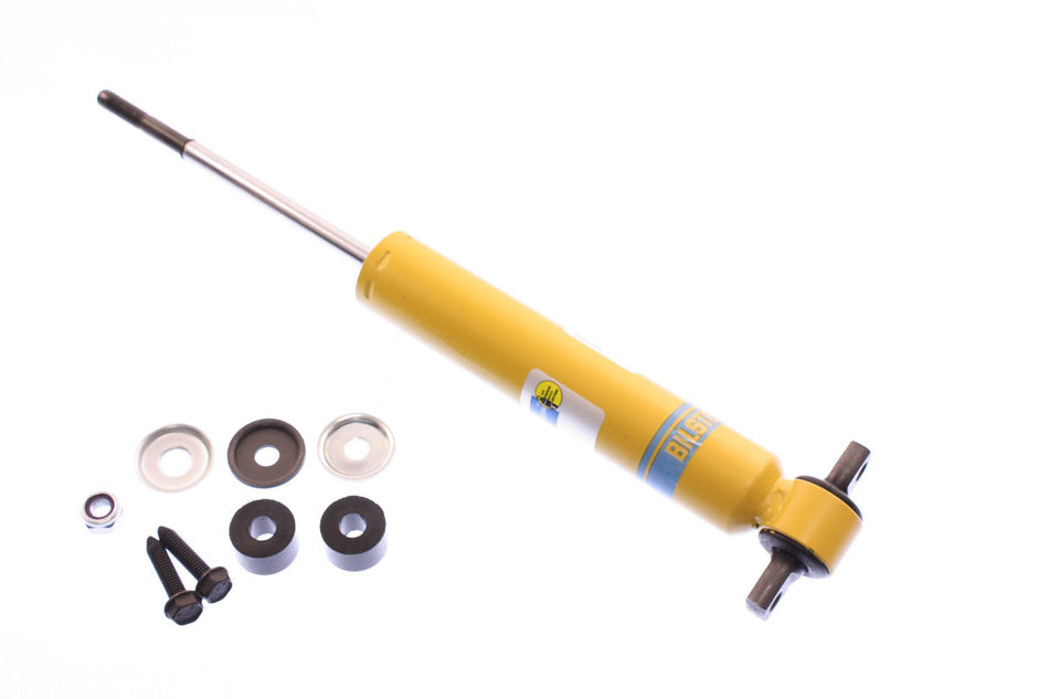Bilstein Shock - AK Series - Monotube - 8.73 in Compressed / 13.46 in Extended - Linear - Steel - Yellow Paint - Front - GM G-Body 1973-88 - Each