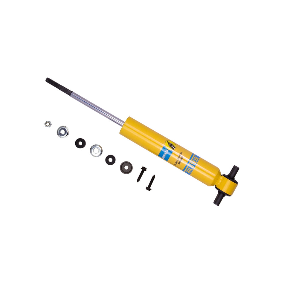 Bilstein Shock - AK Series - Monotube - 8.73 in Compressed / 13.46 in Extended - 1.42 in OD - Digressive - Steel - Yellow Paint - Front - Street Stock - Each