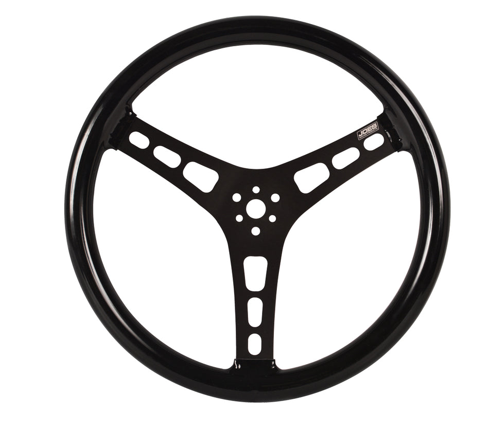 Joe's Racing Steering Wheel 13in Alum Dished Rubber Coated