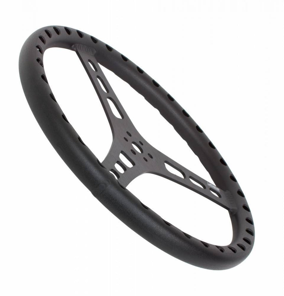 Joe's Racing 14in Flat Steering Wheel Black