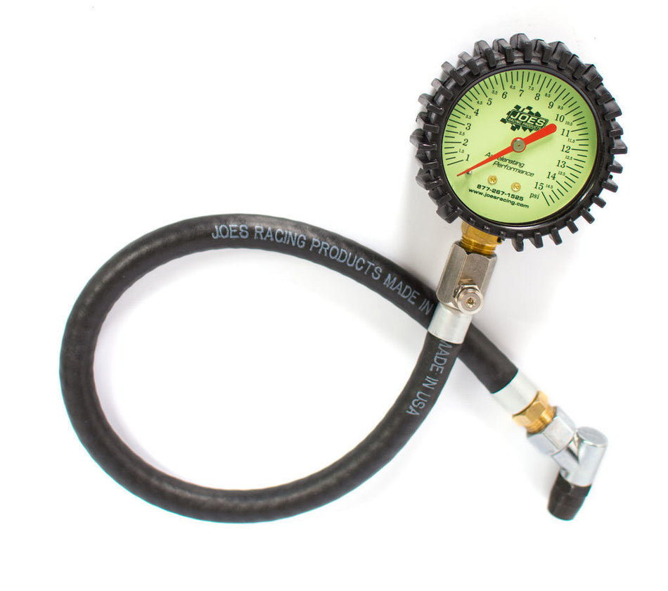Joe's Racing Tire Pressure Gauge 0-15 PSI
