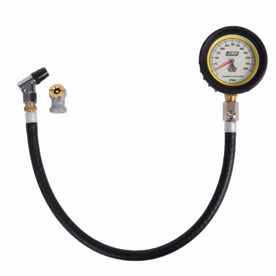 Joe's Racing Tire Pressure Gauge 0-60psi Pro w/HiFlo Hold