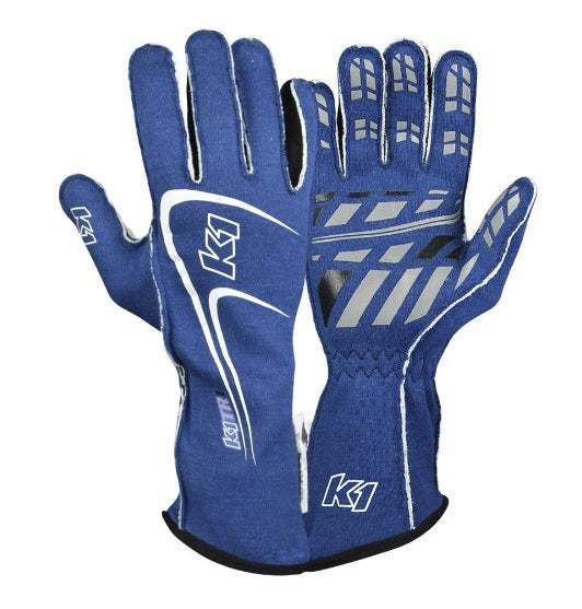 K1 Glove Track1 Blue SFI