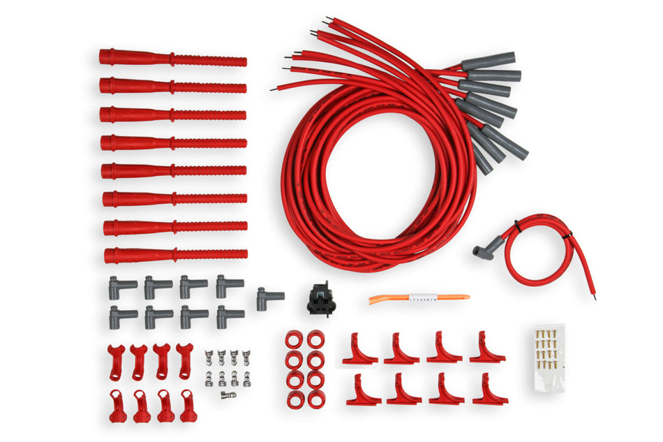 MSD 8.5MM Spark Plug Wire Set - Red