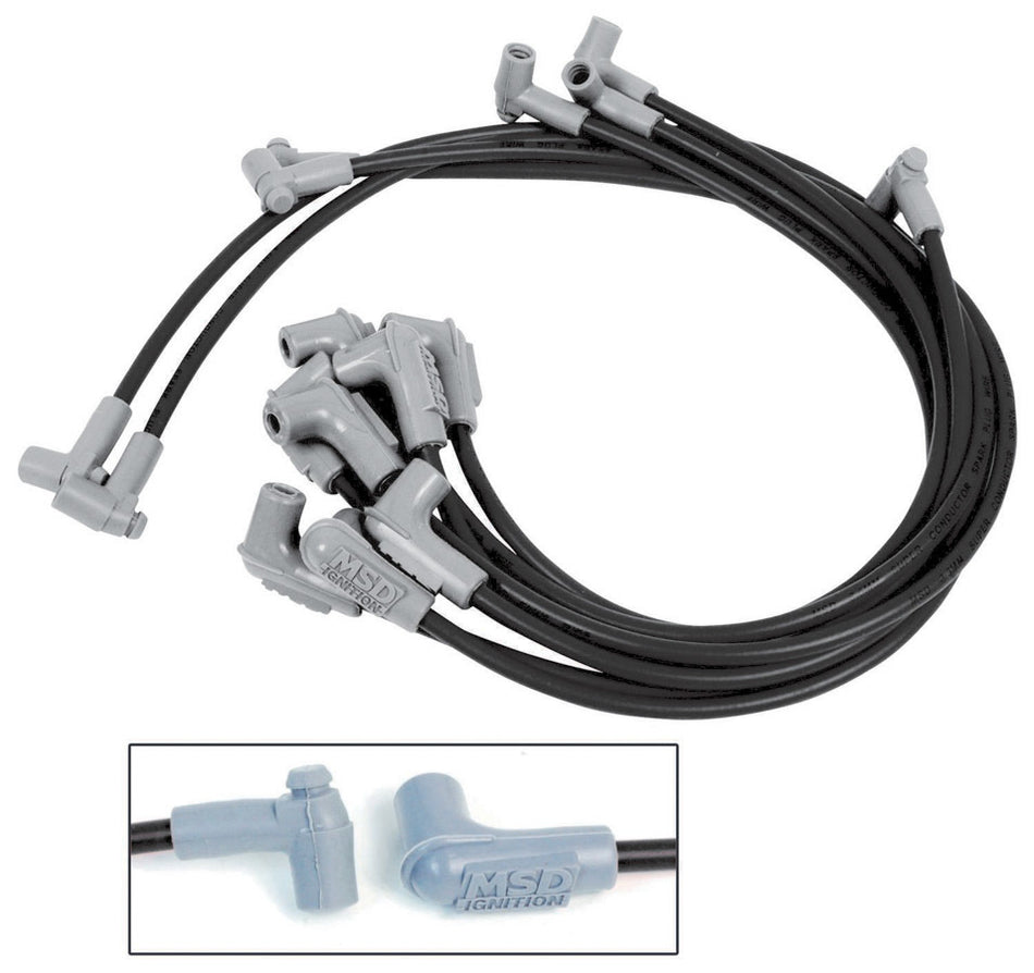 MSD 8.5MM Spark Plug Wire Set - Black