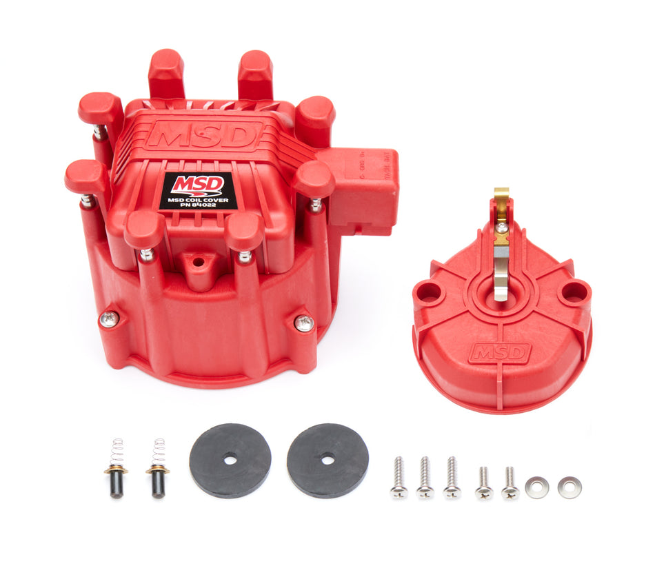 MSD Cap  Rotor  & Coil Cover Kit - GM HEI