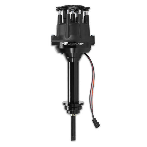 MSD BBM 426-440 Pro Billet Distributor Black Finish