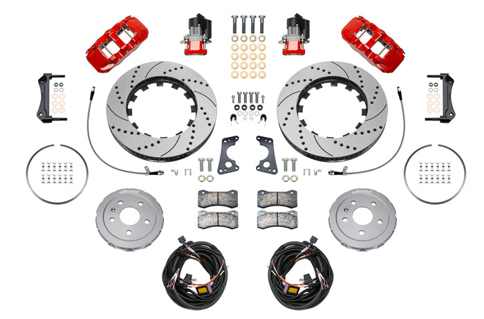 WILWOOD Brake Kit Rear Corvetee C8 Aerolite 4R Drilled