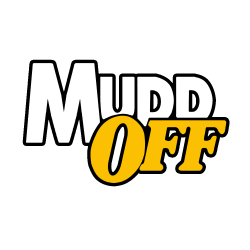 Mud off brand logo featured by Devil Race Parts