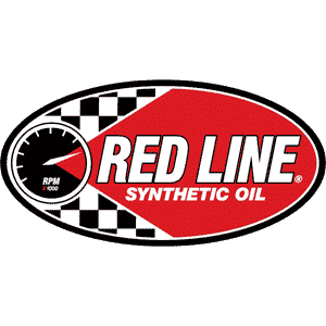 Red Line Synthetic Oil logo – high-performance motor oil for Devil Race parts and racing engines