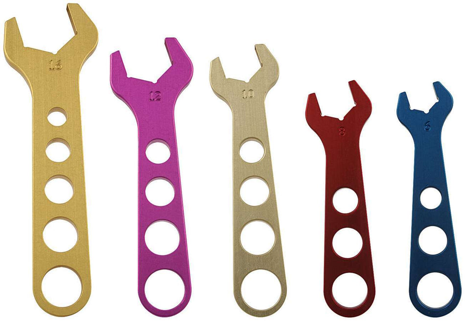 TRF Billet Aluminium AN Wrench set